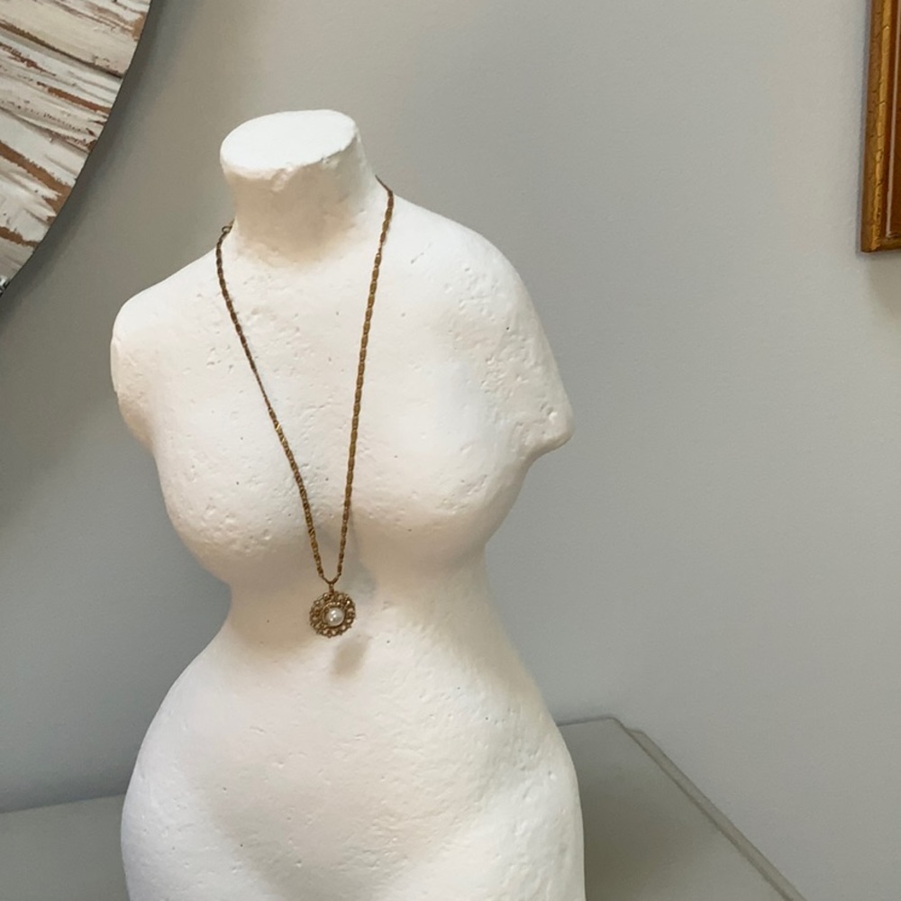 CHANEL Button Handmade Necklace